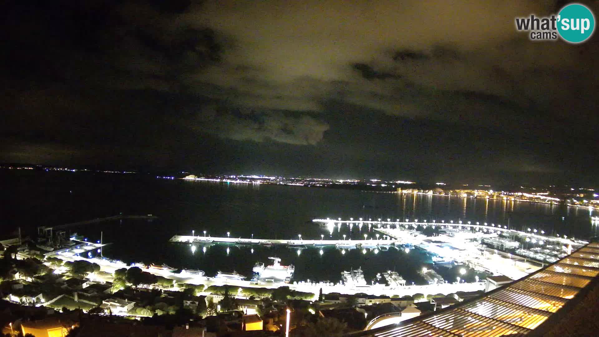 Livecam Hafen Roses –  Fischereihafen und die Bucht