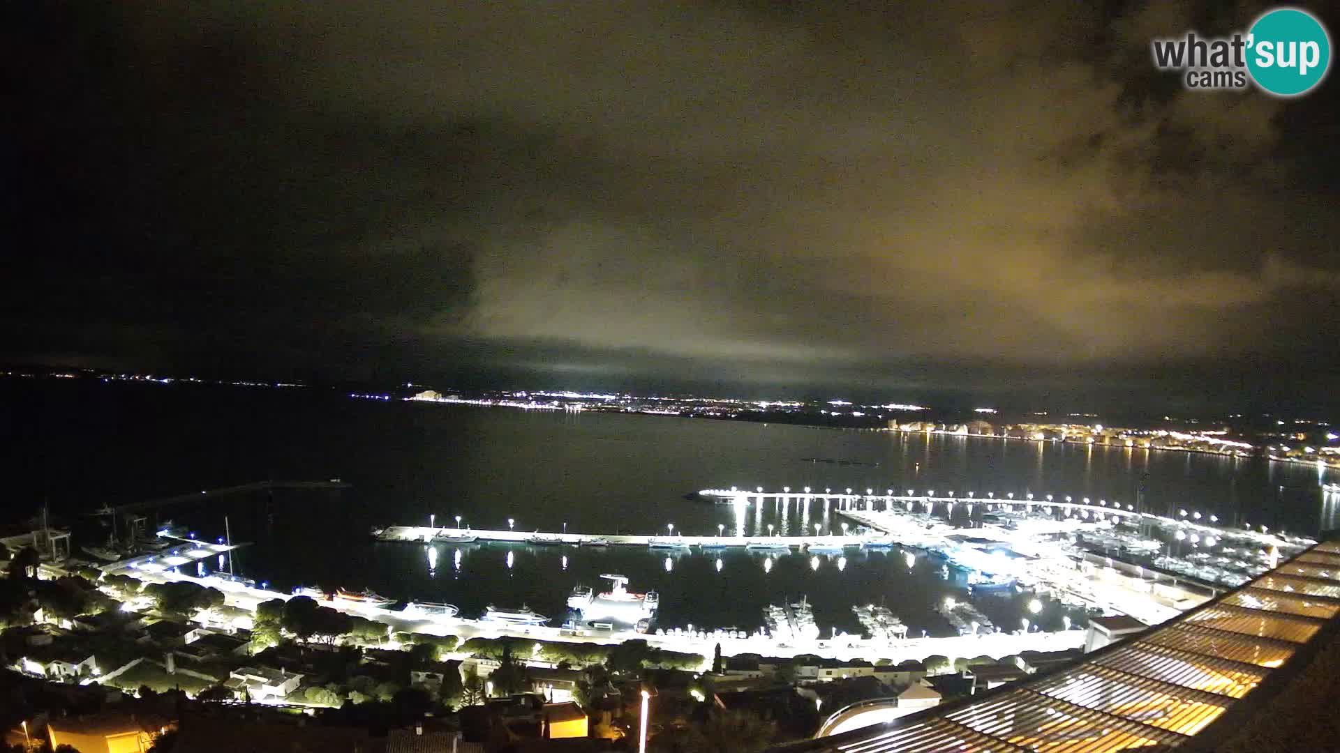 Livecam Hafen Roses –  Fischereihafen und die Bucht