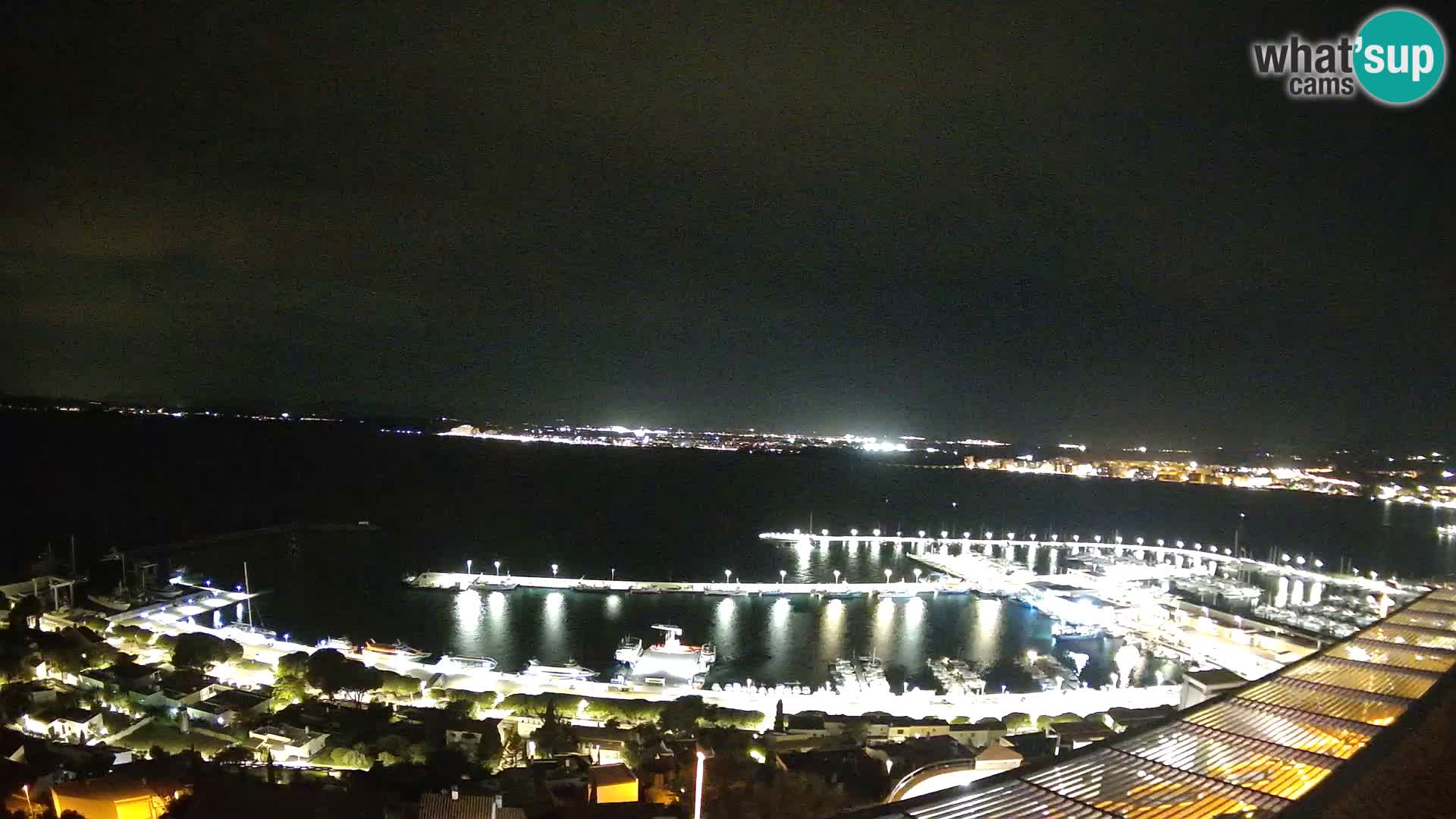 Livecam Hafen Roses –  Fischereihafen und die Bucht