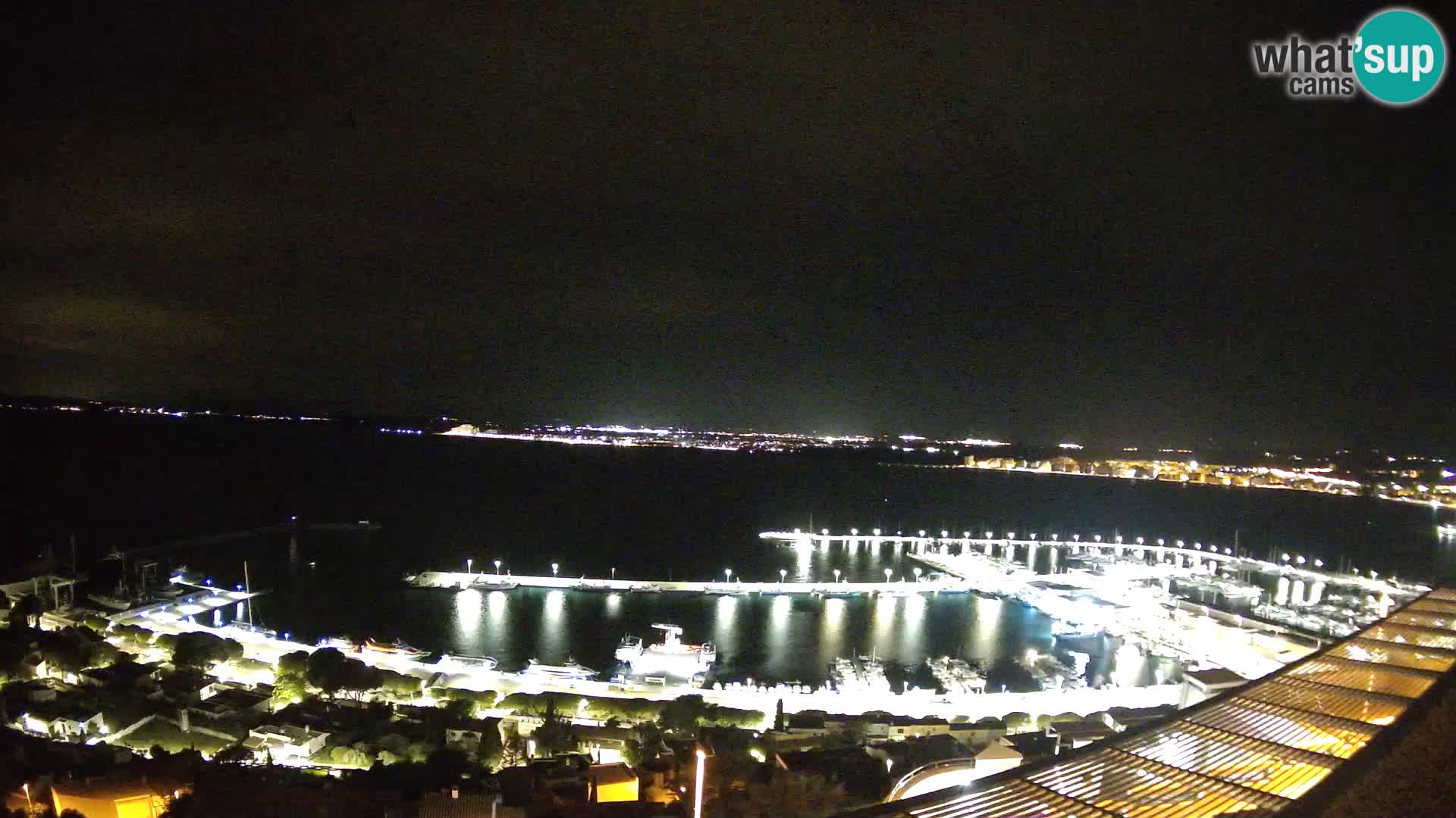 Livecam Hafen Roses –  Fischereihafen und die Bucht