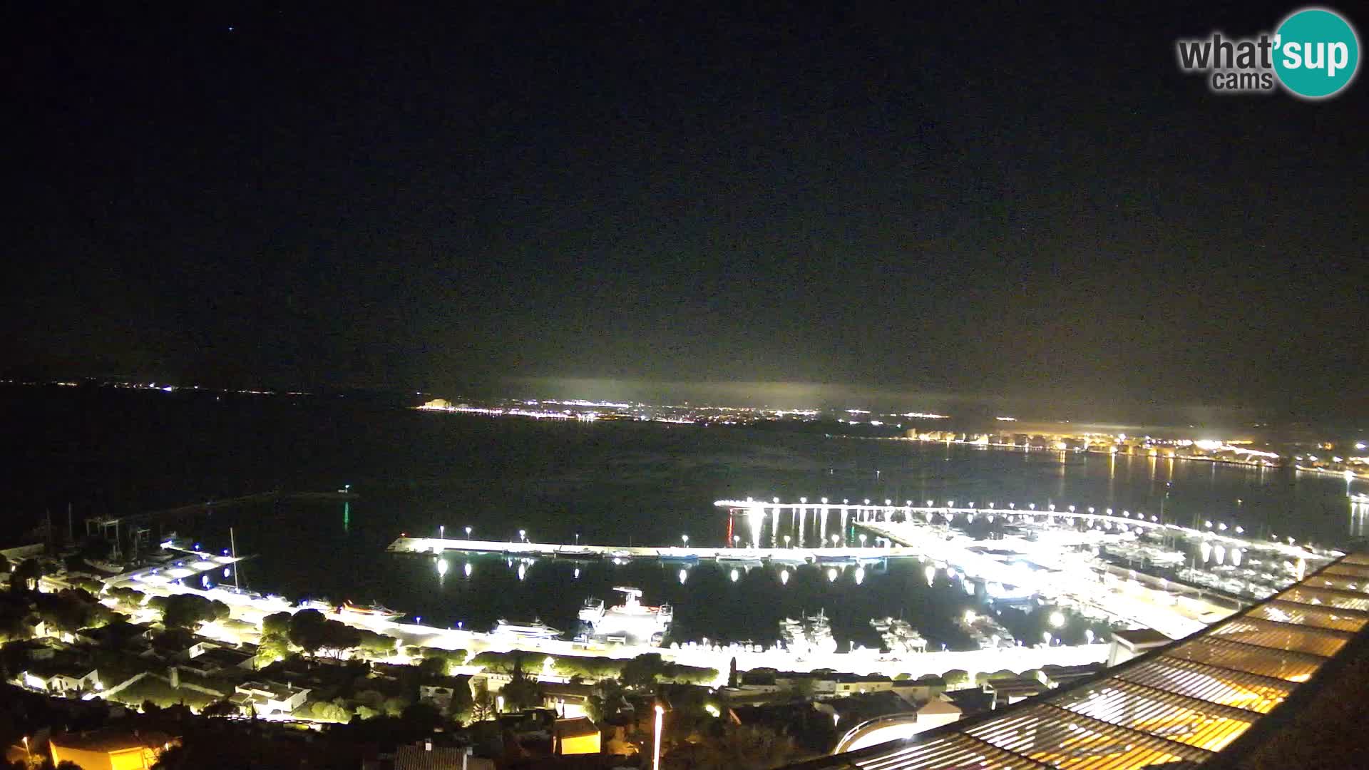 Livecam Hafen Roses –  Fischereihafen und die Bucht