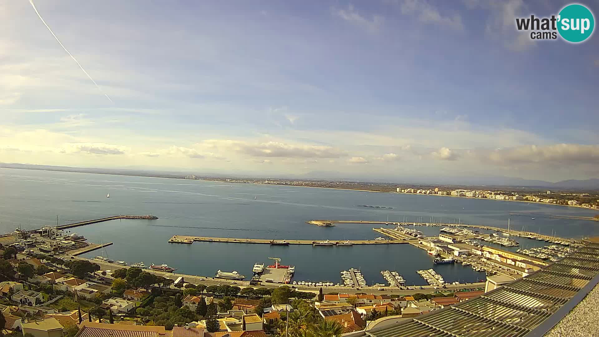 Roses – Puerto pesquero  y la bahía de Roses