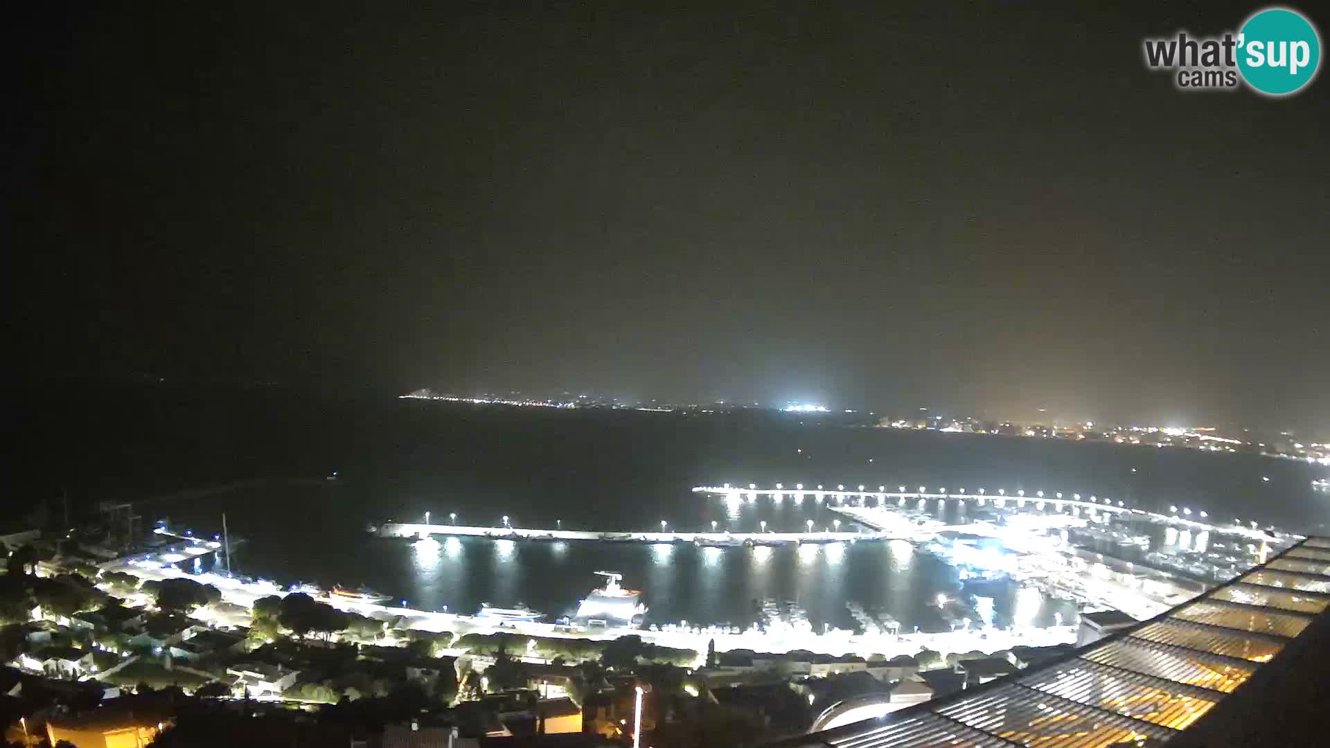 Livecam Hafen Roses –  Fischereihafen und die Bucht