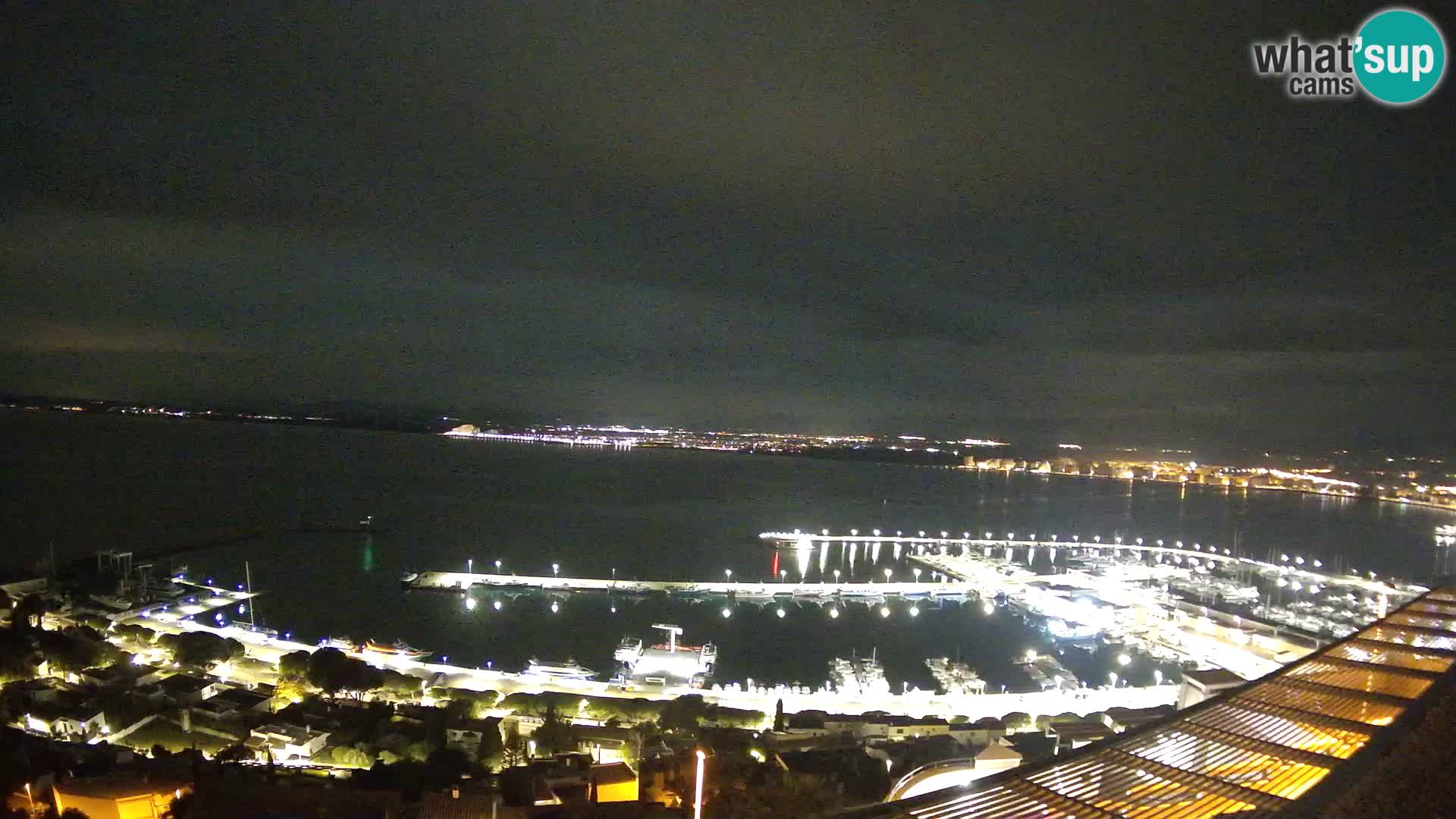 Livecam Hafen Roses – Fischereihafen und die Bucht