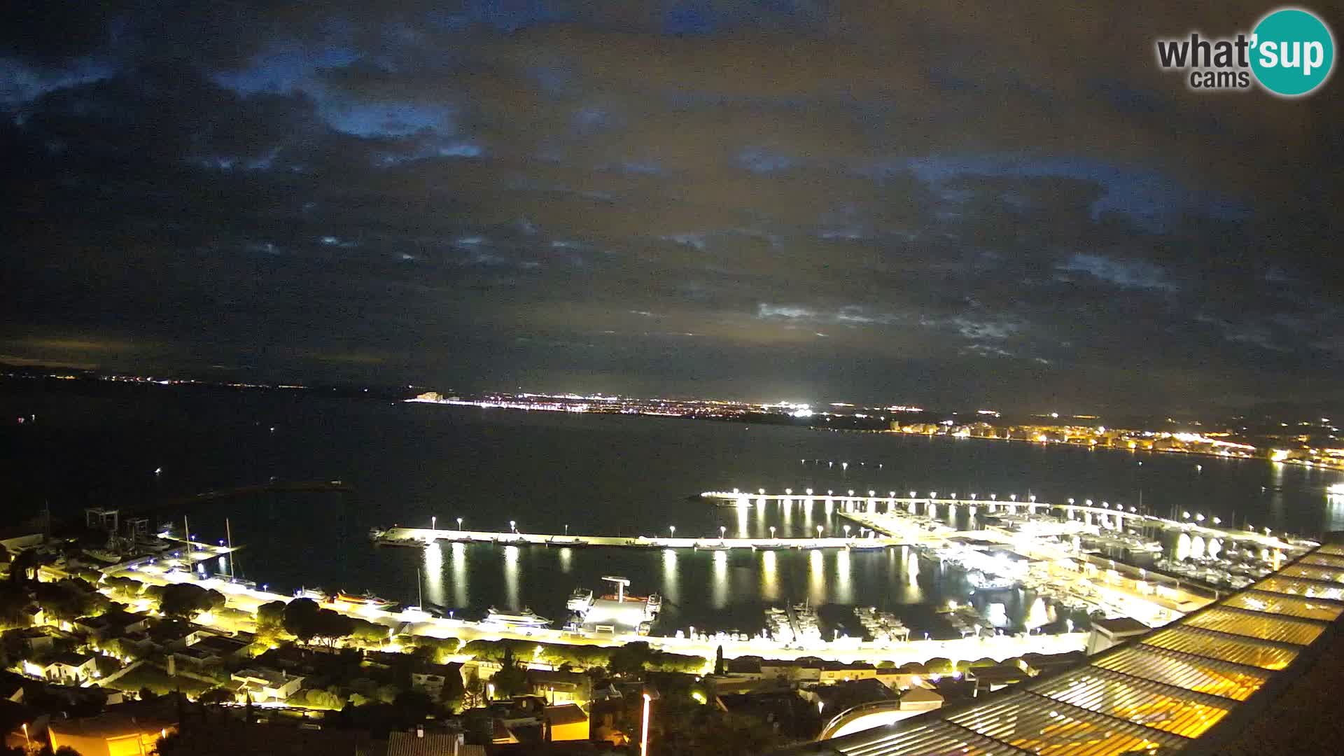 Livecam Hafen Roses – Fischereihafen und die Bucht