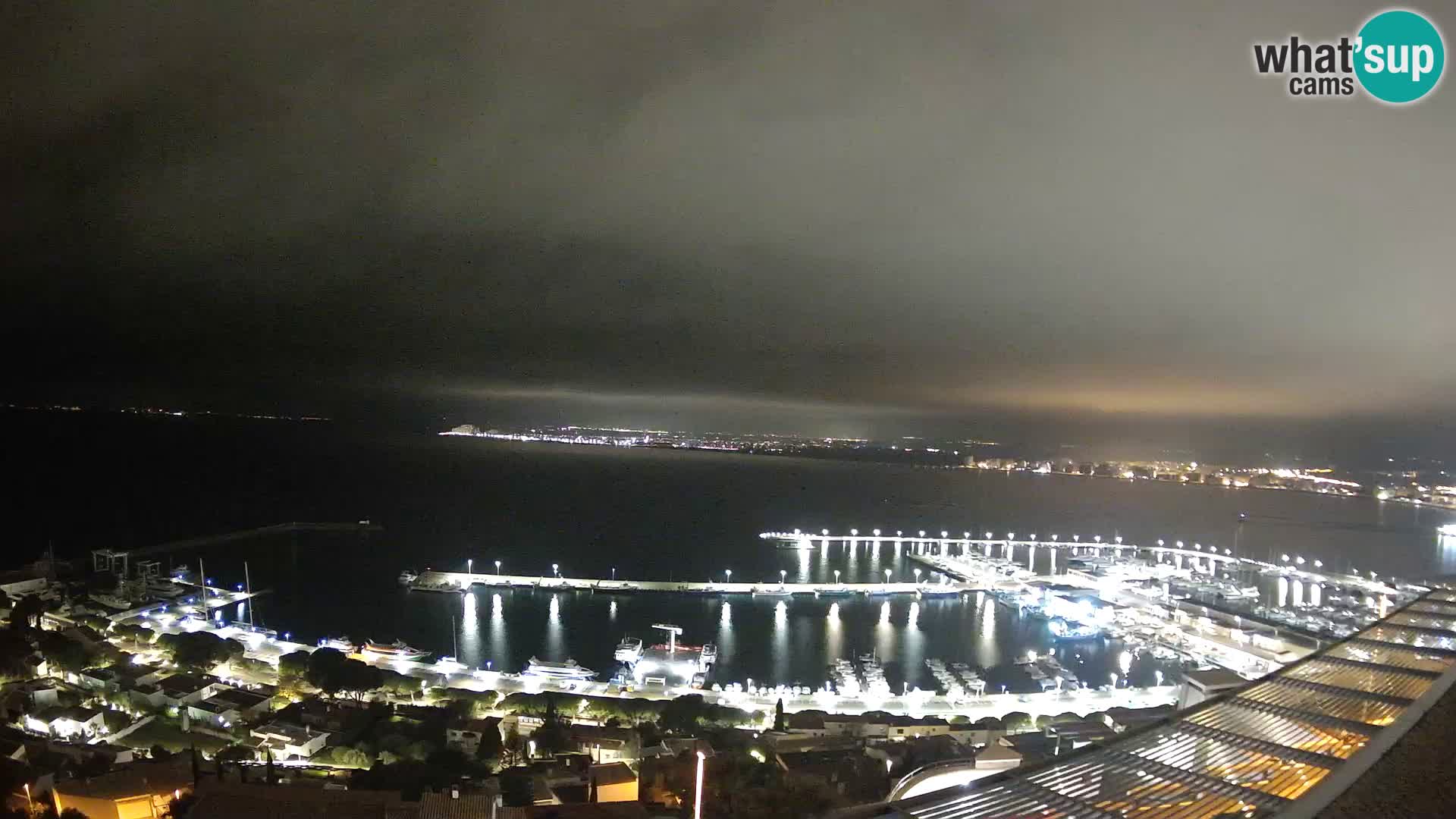 Livecam Hafen Roses – Fischereihafen und die Bucht