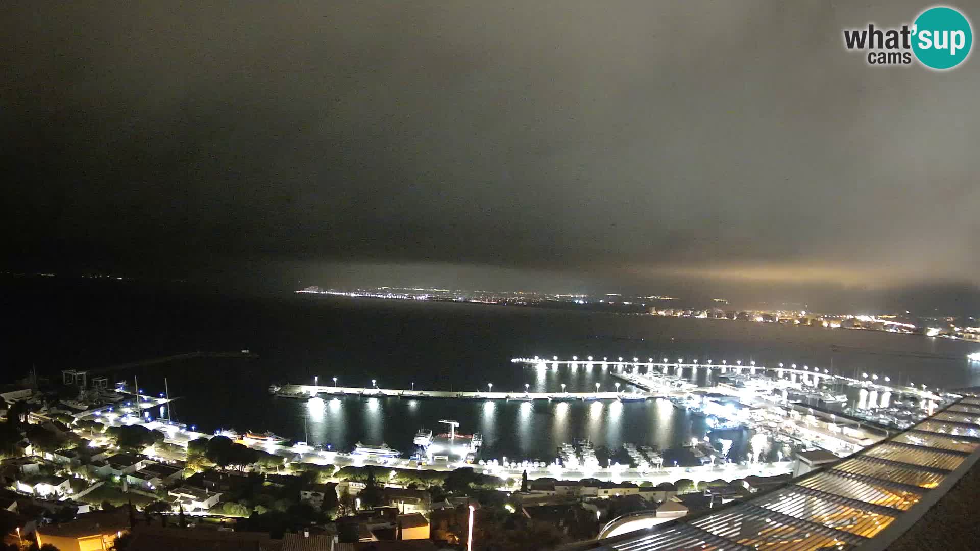 Livecam Hafen Roses – Fischereihafen und die Bucht