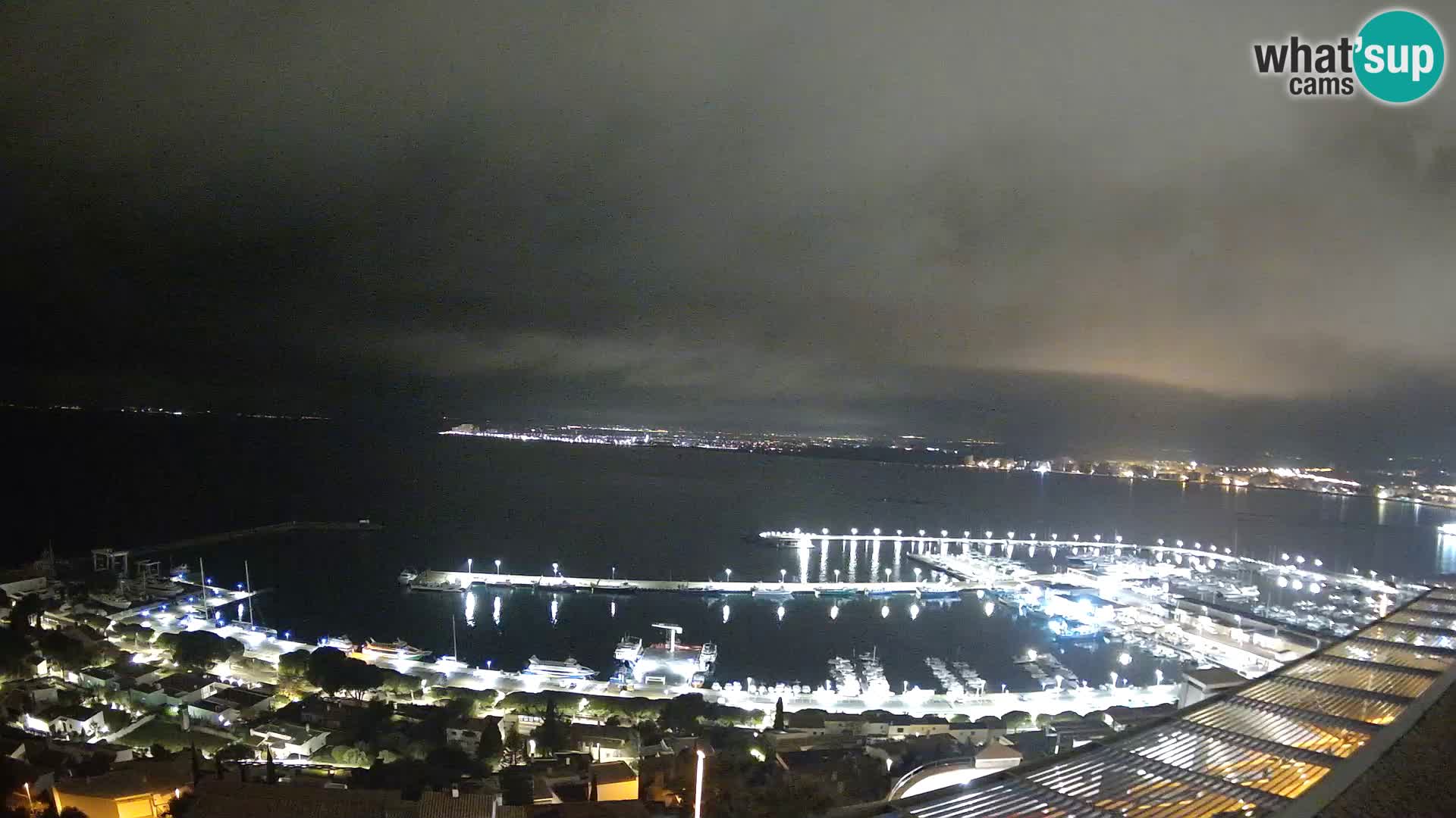 Livecam Hafen Roses – Fischereihafen und die Bucht