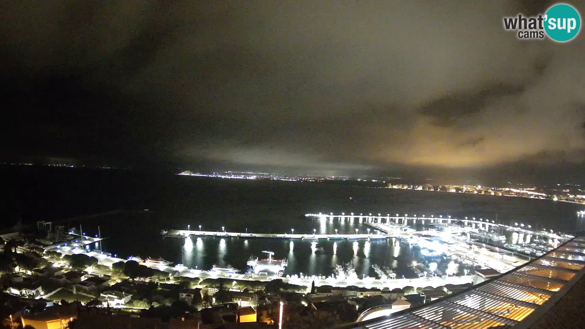 Livecam Hafen Roses – Fischereihafen und die Bucht