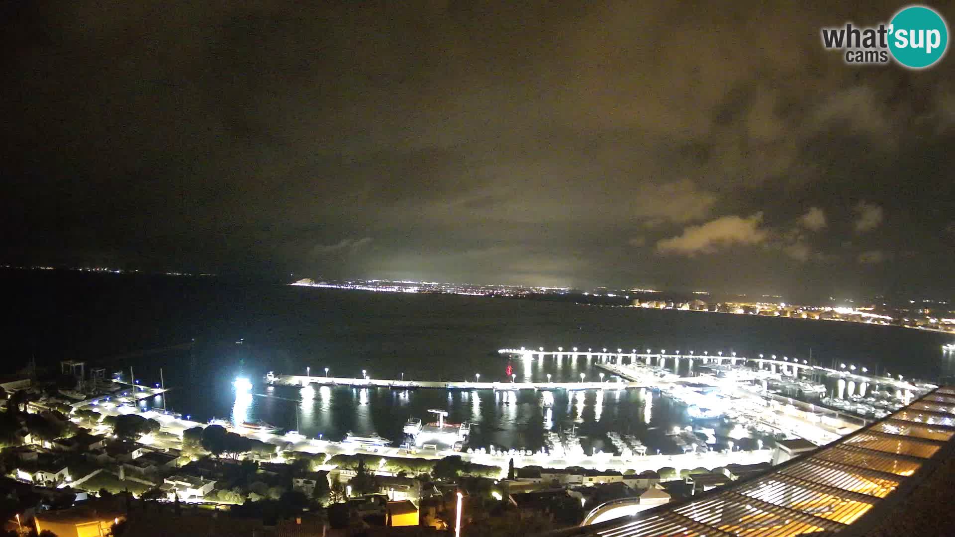 Livecam Hafen Roses – Fischereihafen und die Bucht