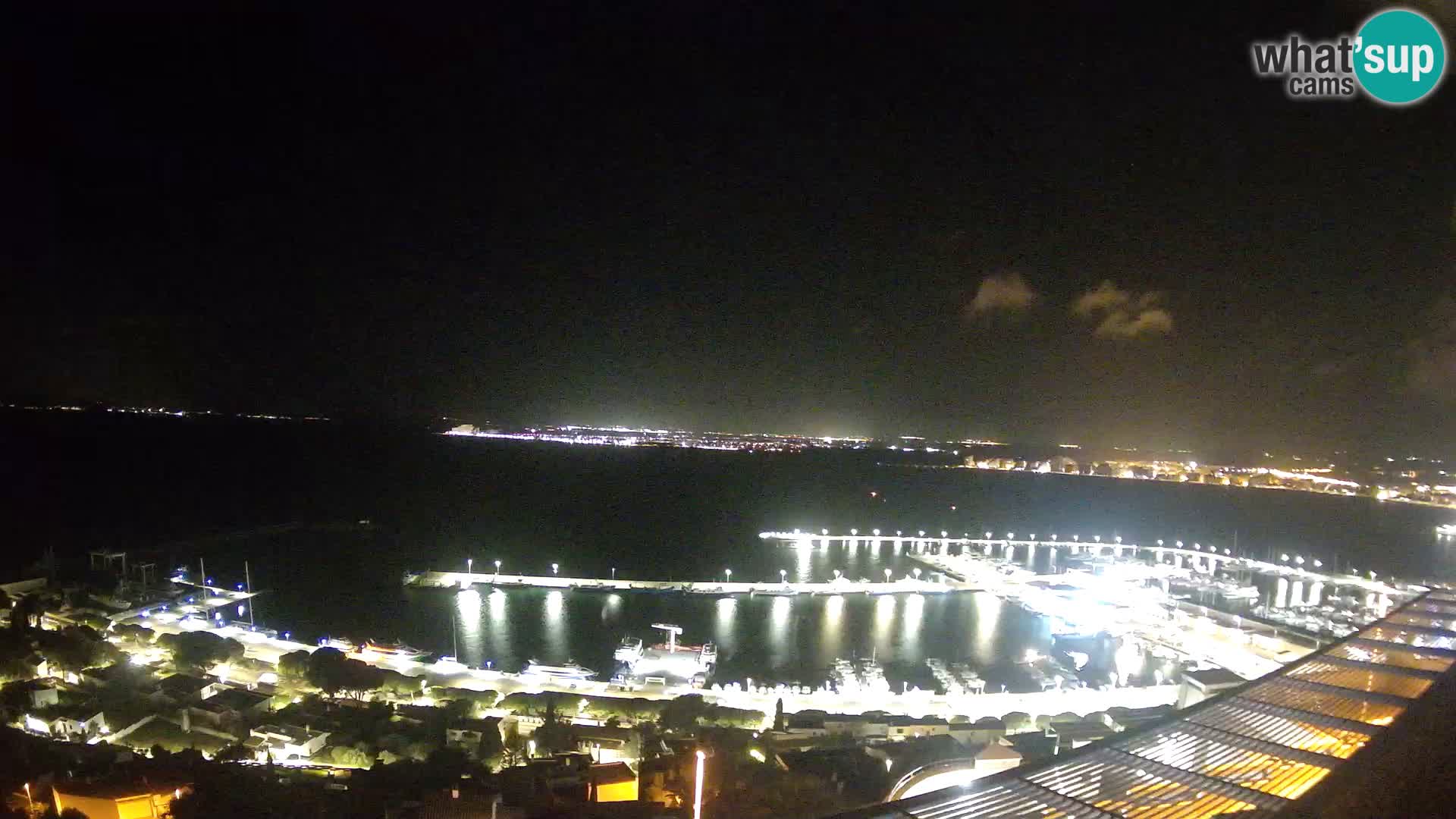 Livecam Hafen Roses –  Fischereihafen und die Bucht