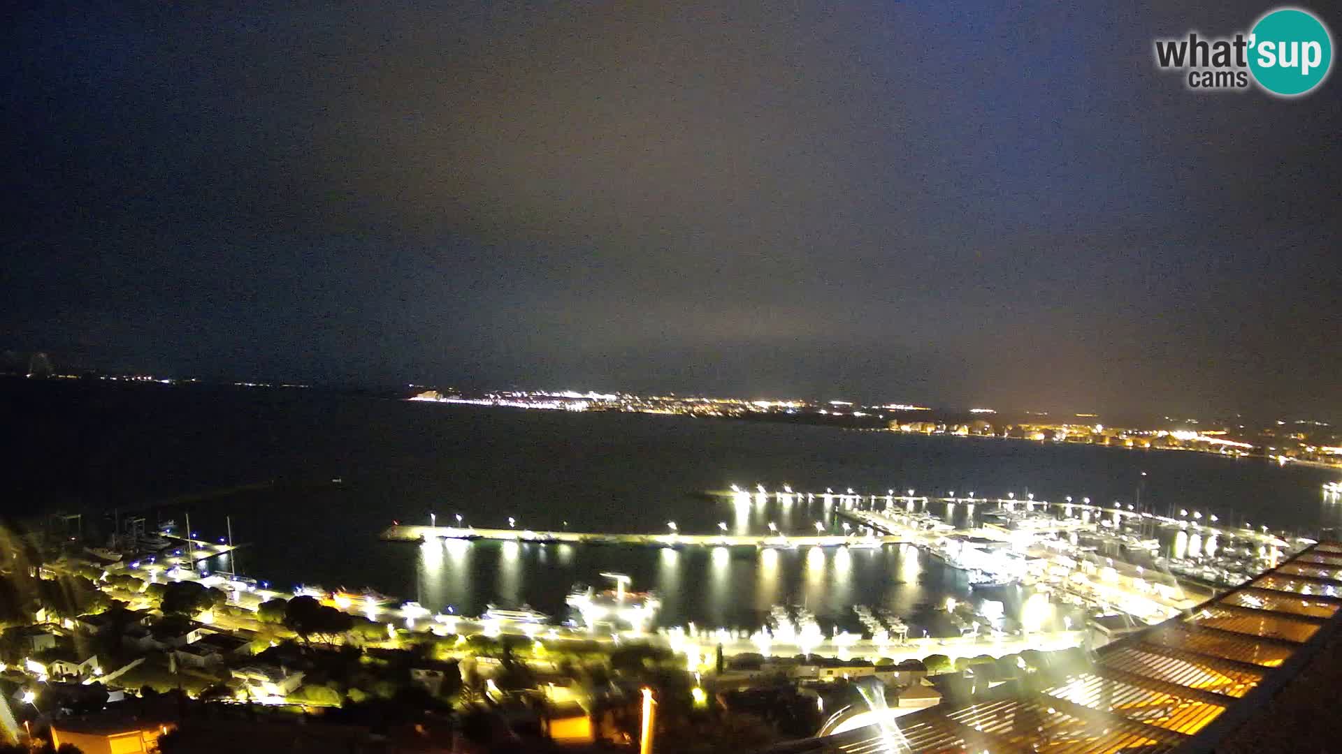 Livecam Hafen Roses – Fischereihafen und die Bucht