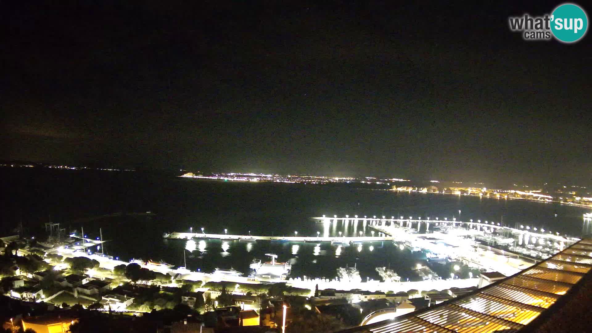 Livecam Hafen Roses –  Fischereihafen und die Bucht