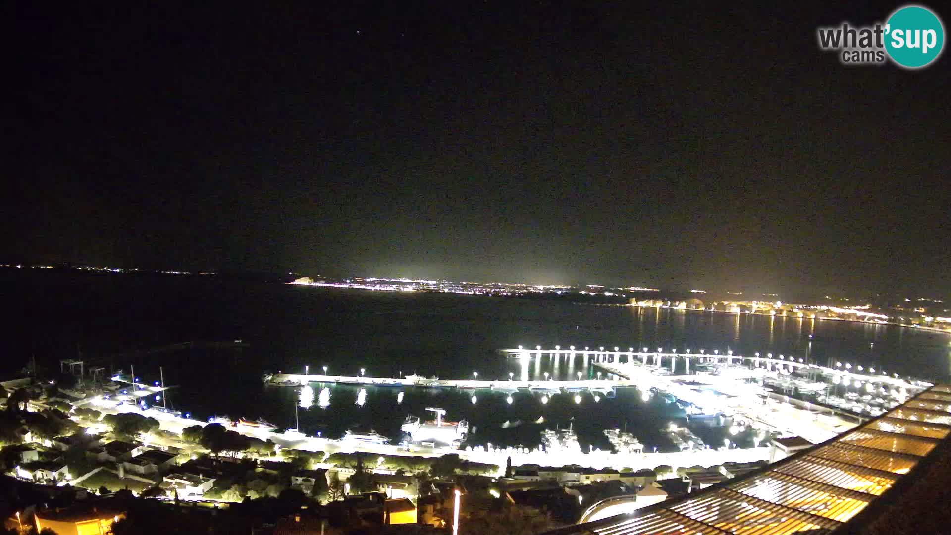 Livecam Hafen Roses –  Fischereihafen und die Bucht