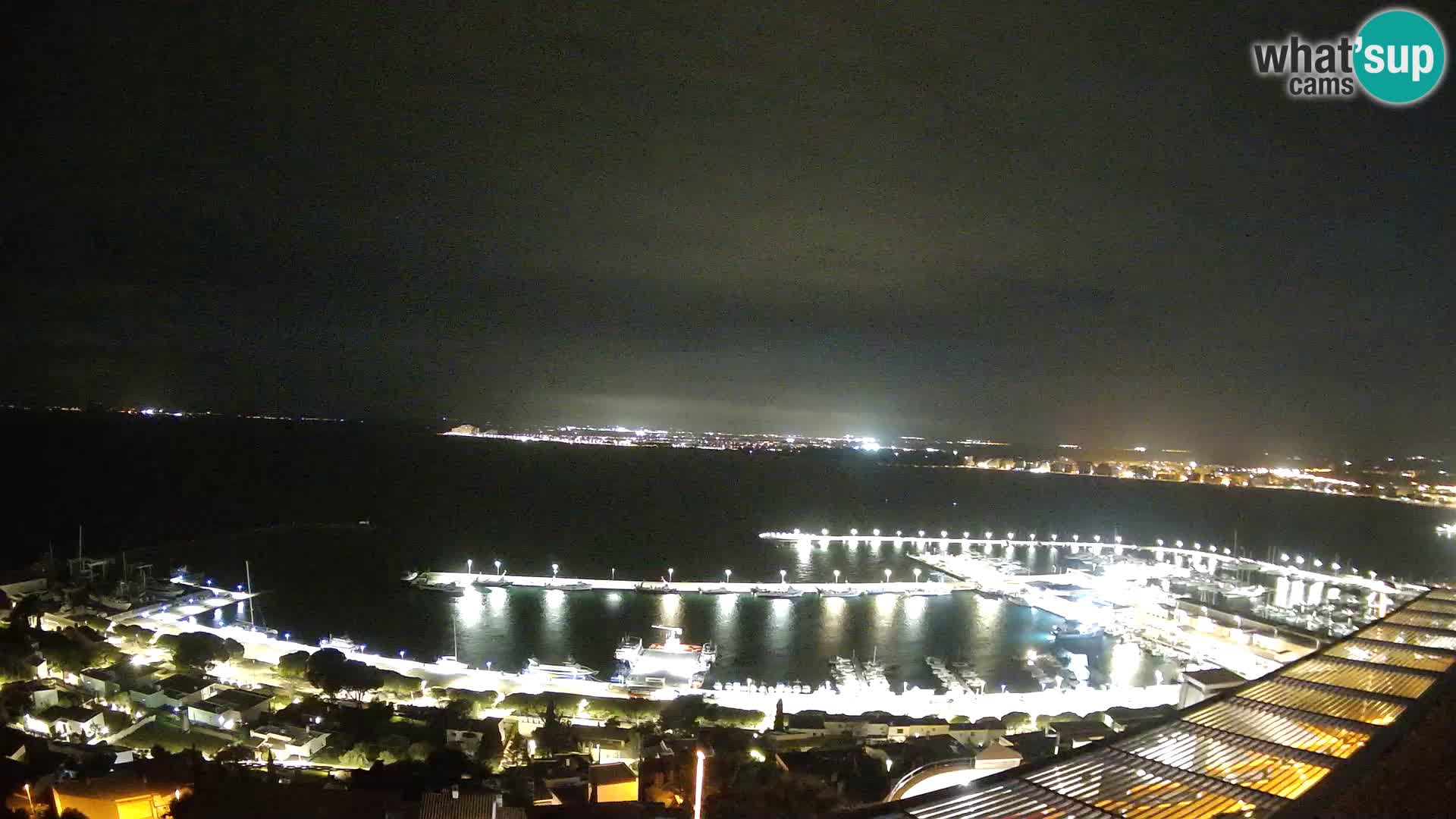 Livecam Hafen Roses – Fischereihafen und die Bucht