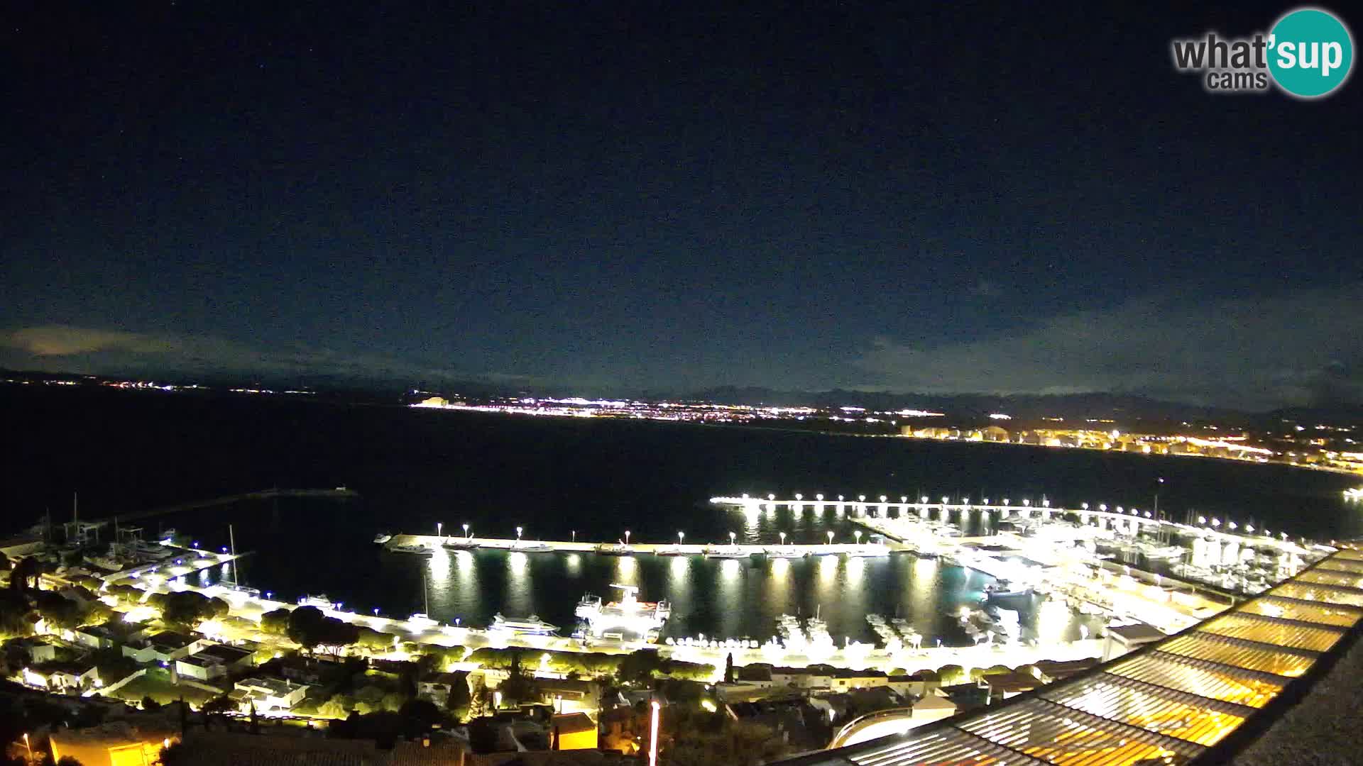 Livecam Hafen Roses –  Fischereihafen und die Bucht