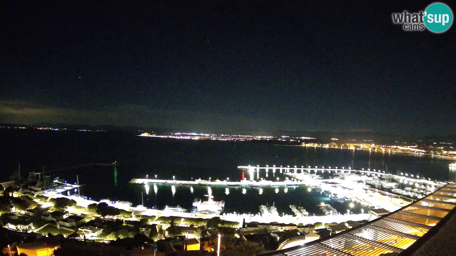 Livecam Hafen Roses –  Fischereihafen und die Bucht