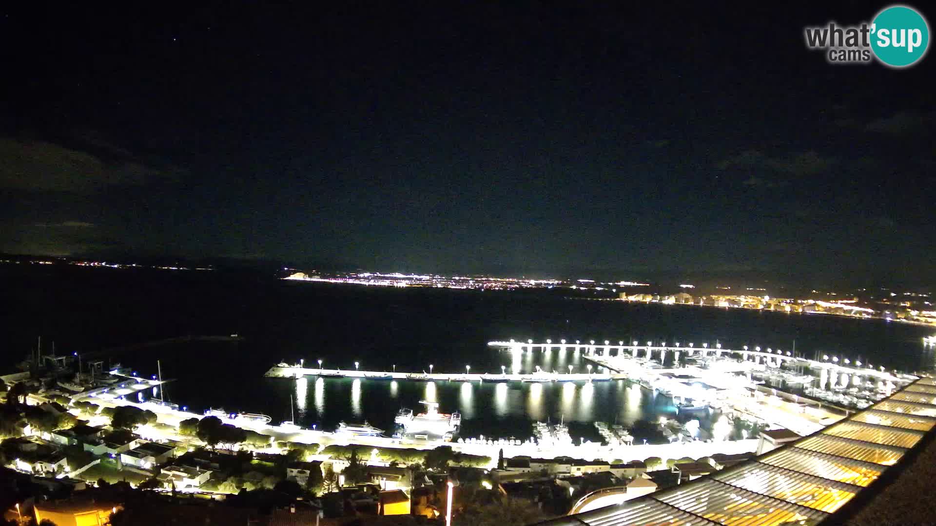 Livecam Hafen Roses –  Fischereihafen und die Bucht