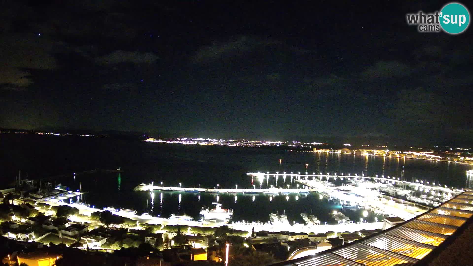 Livecam Hafen Roses –  Fischereihafen und die Bucht