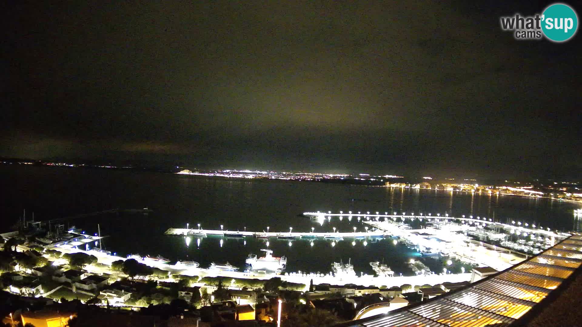 Livecam Hafen Roses –  Fischereihafen und die Bucht