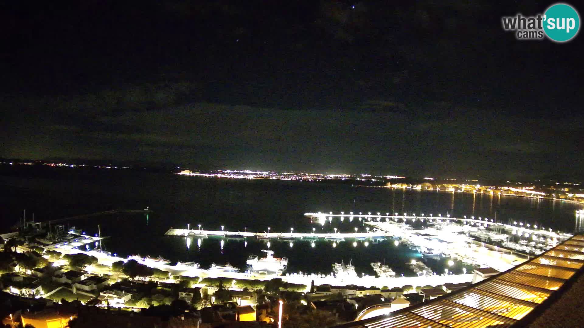 Livecam Hafen Roses –  Fischereihafen und die Bucht