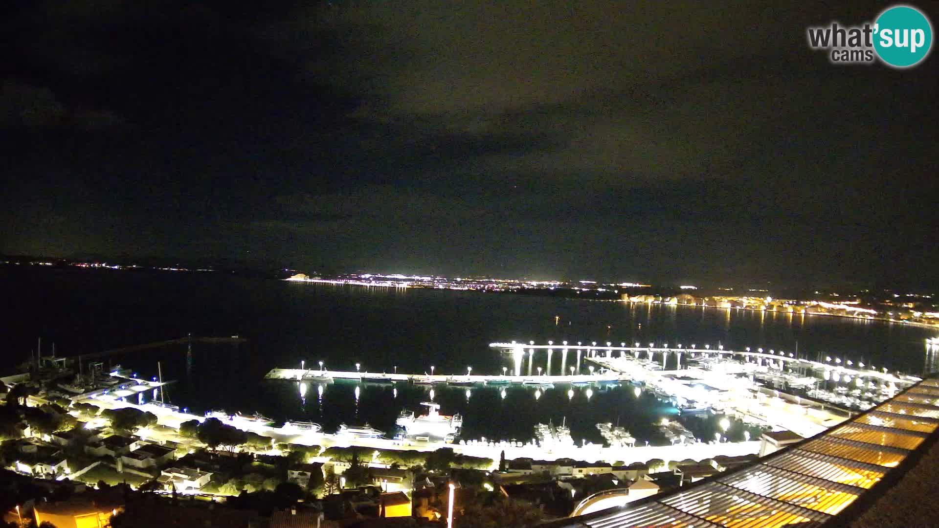 Livecam Hafen Roses –  Fischereihafen und die Bucht