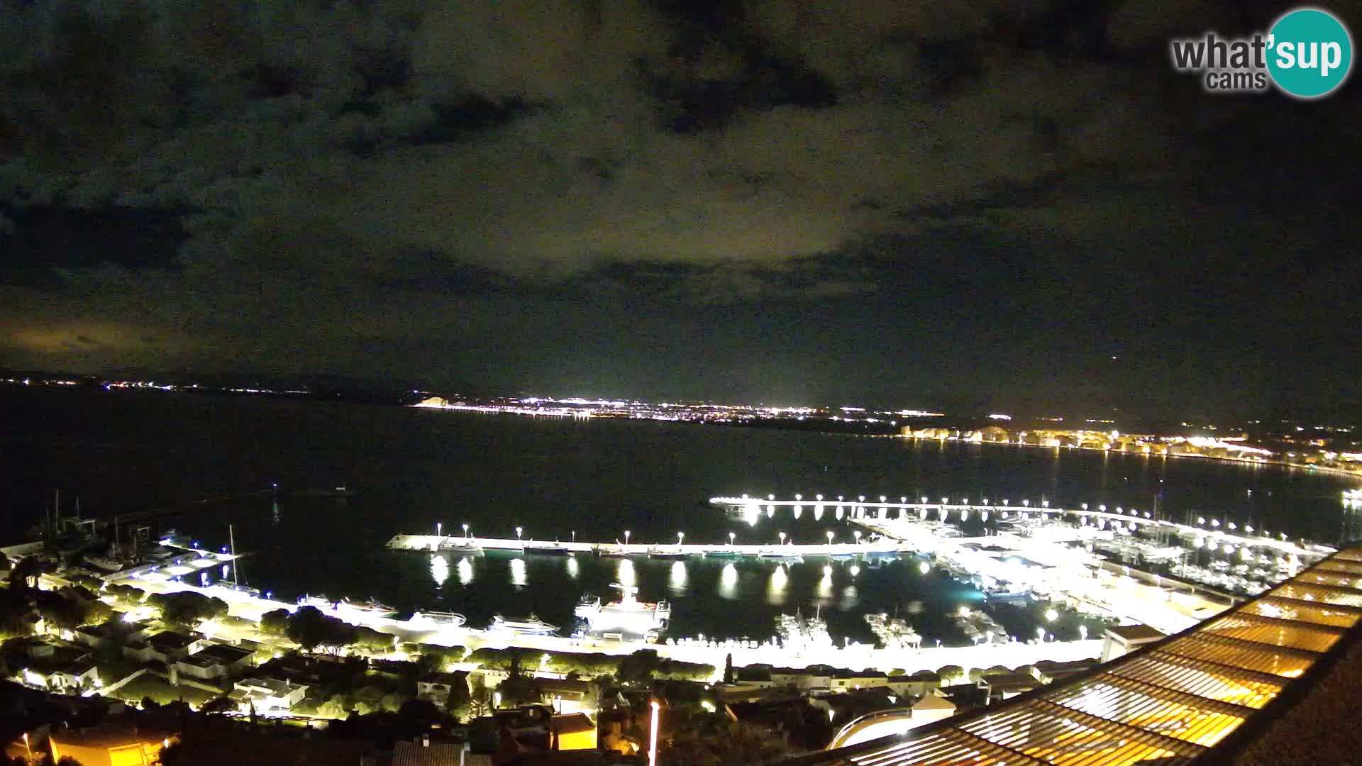 Livecam Hafen Roses –  Fischereihafen und die Bucht