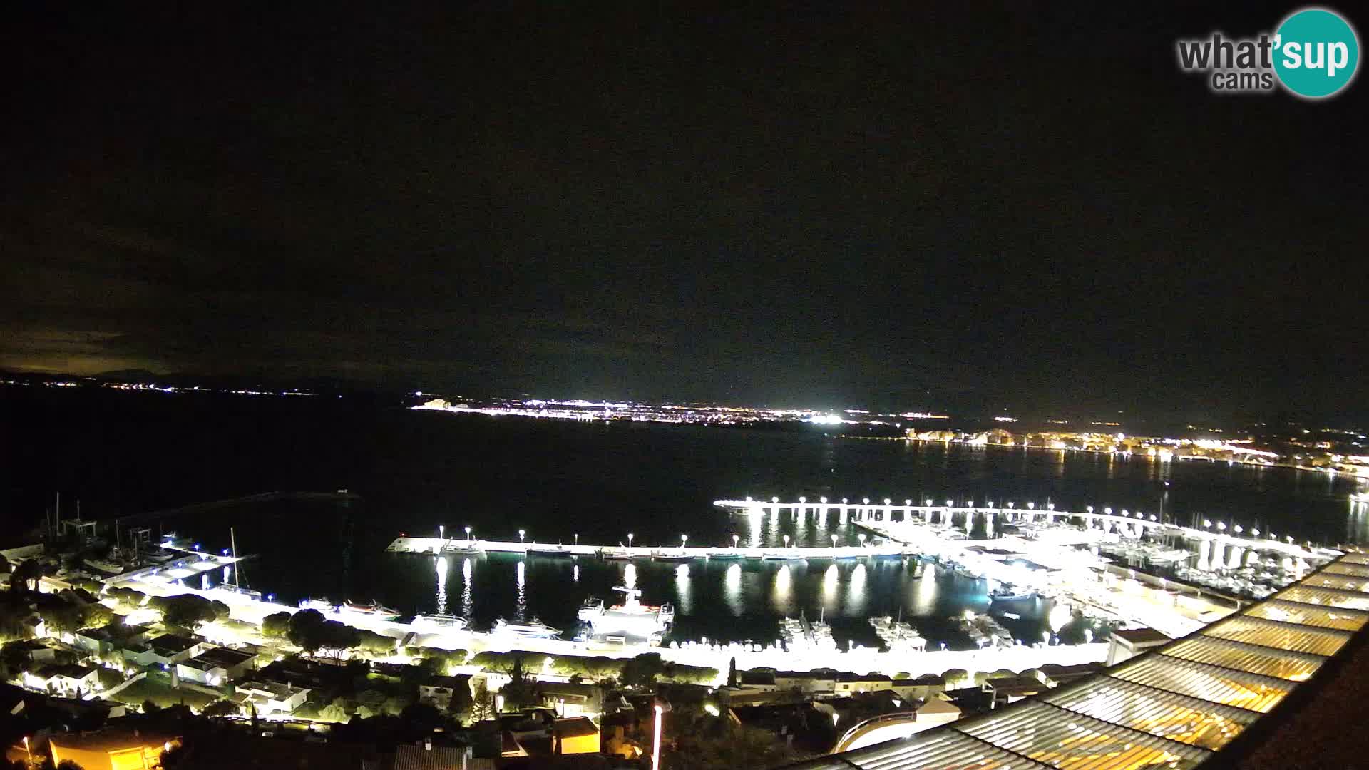 Livecam Hafen Roses –  Fischereihafen und die Bucht