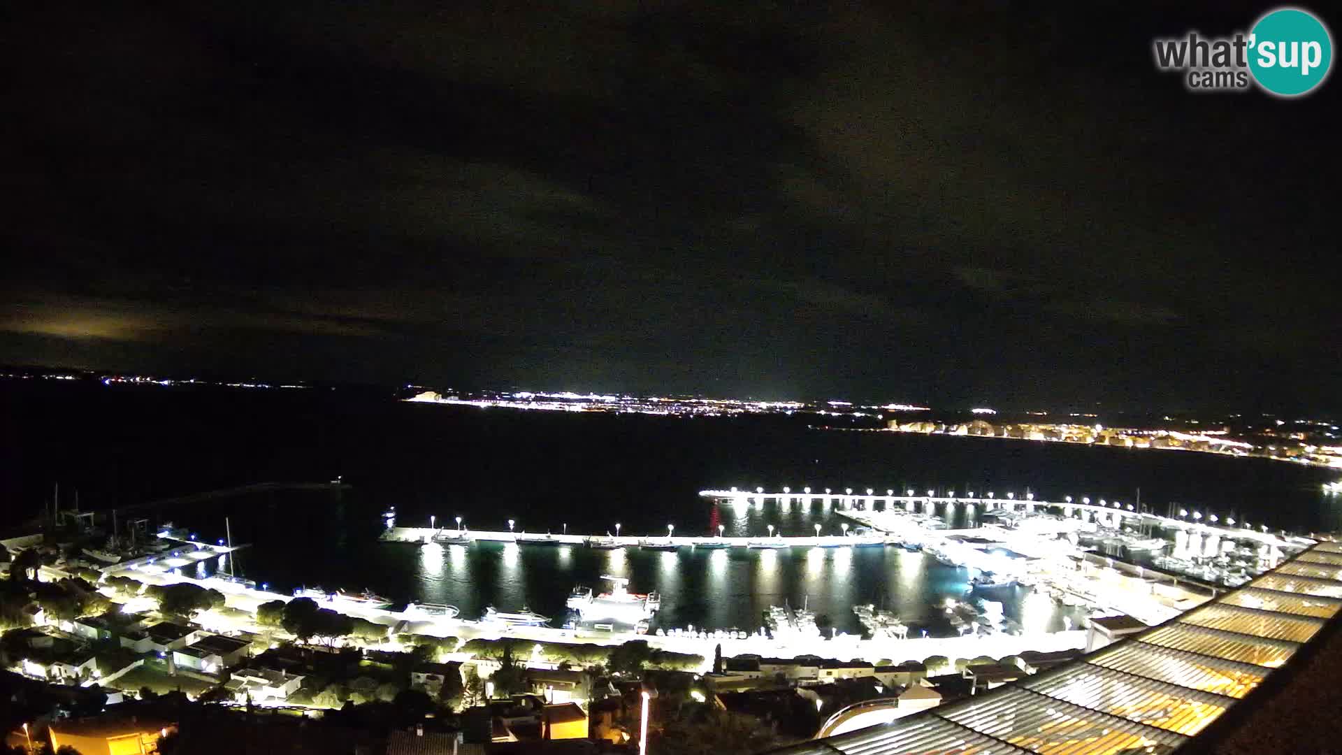 Livecam Hafen Roses –  Fischereihafen und die Bucht