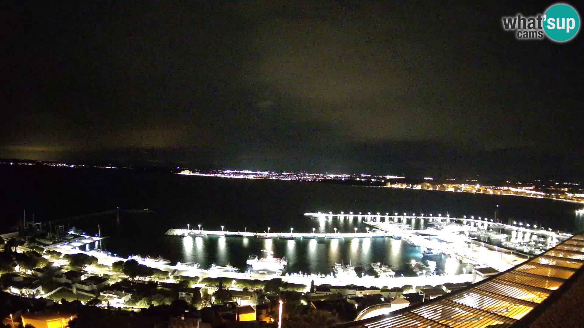 Livecam Hafen Roses –  Fischereihafen und die Bucht