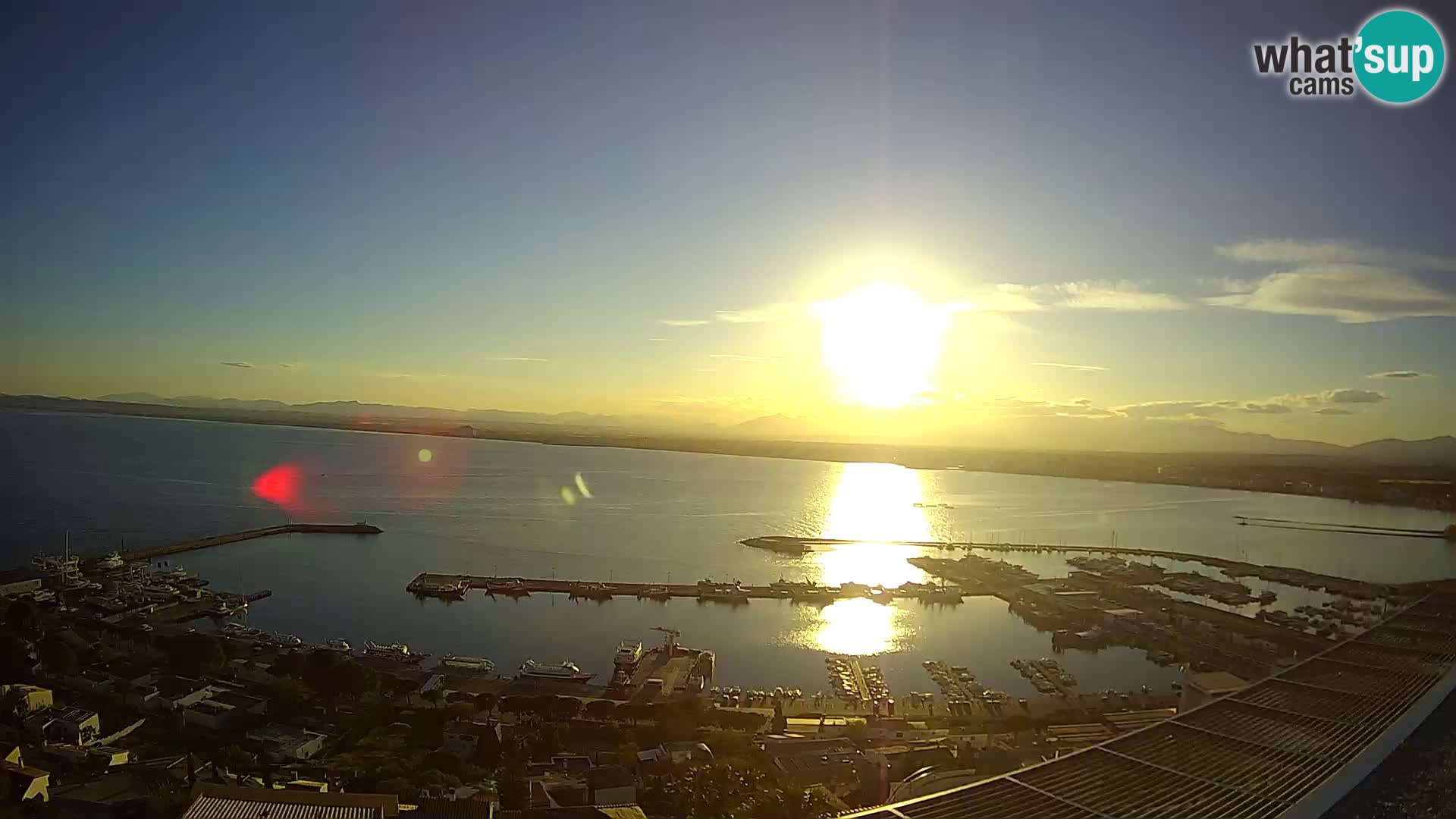 Livecam Hafen Roses –  Fischereihafen und die Bucht