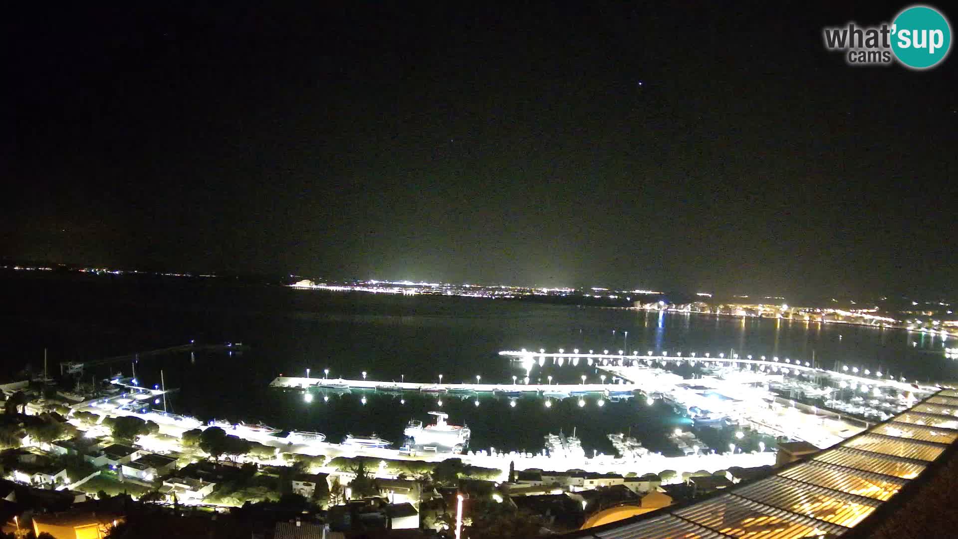 Livecam Hafen Roses –  Fischereihafen und die Bucht