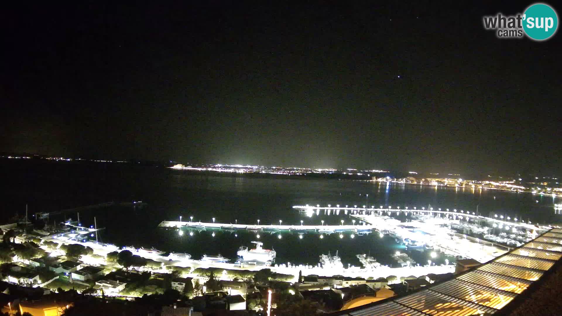 Livecam Hafen Roses –  Fischereihafen und die Bucht