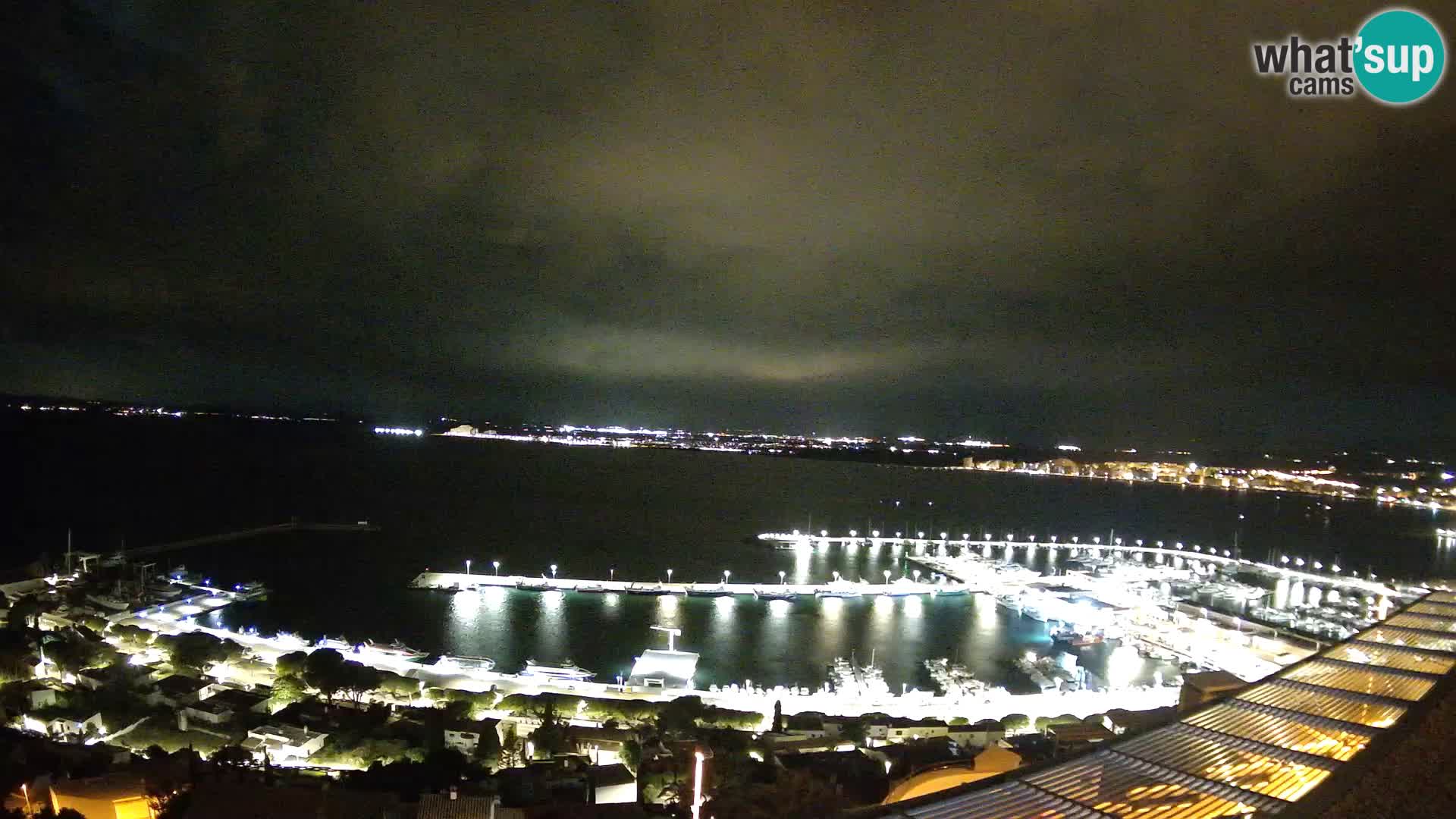 Livecam Hafen Roses –  Fischereihafen und die Bucht