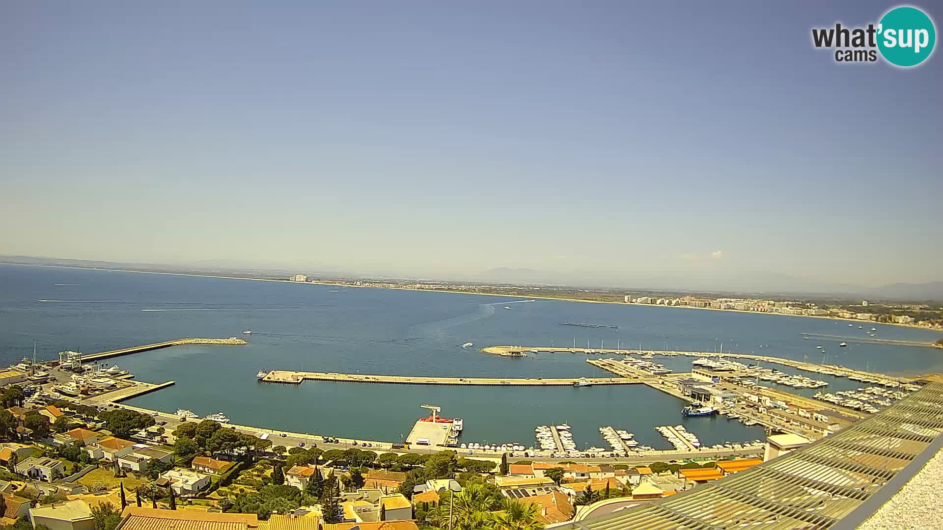 Roses – Puerto pesquero  y la bahía de Roses