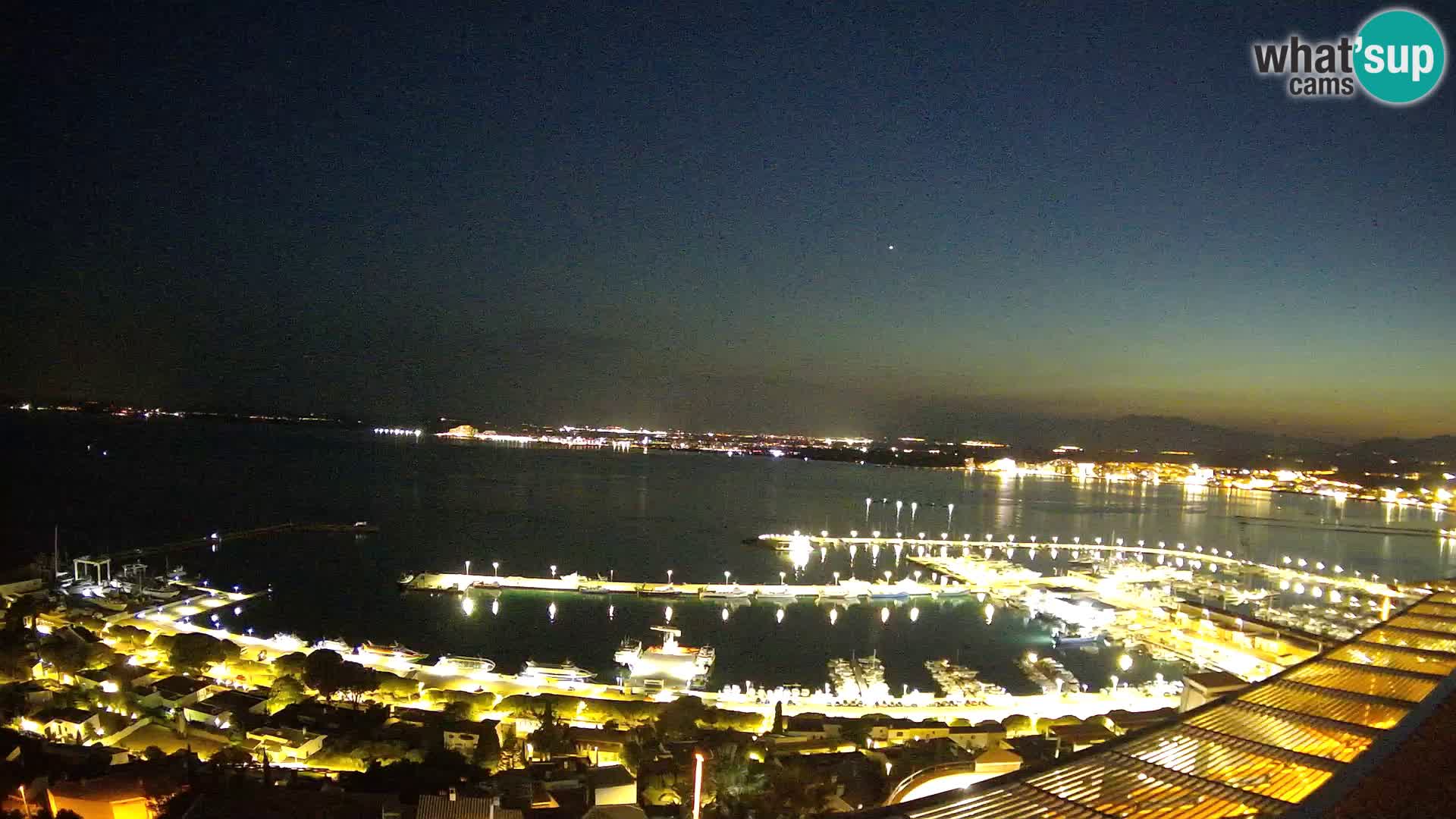 Livecam Hafen Roses – Fischereihafen und die Bucht