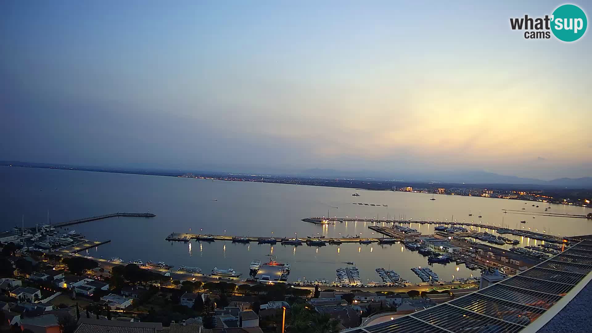Livecam Hafen Roses – Fischereihafen und die Bucht