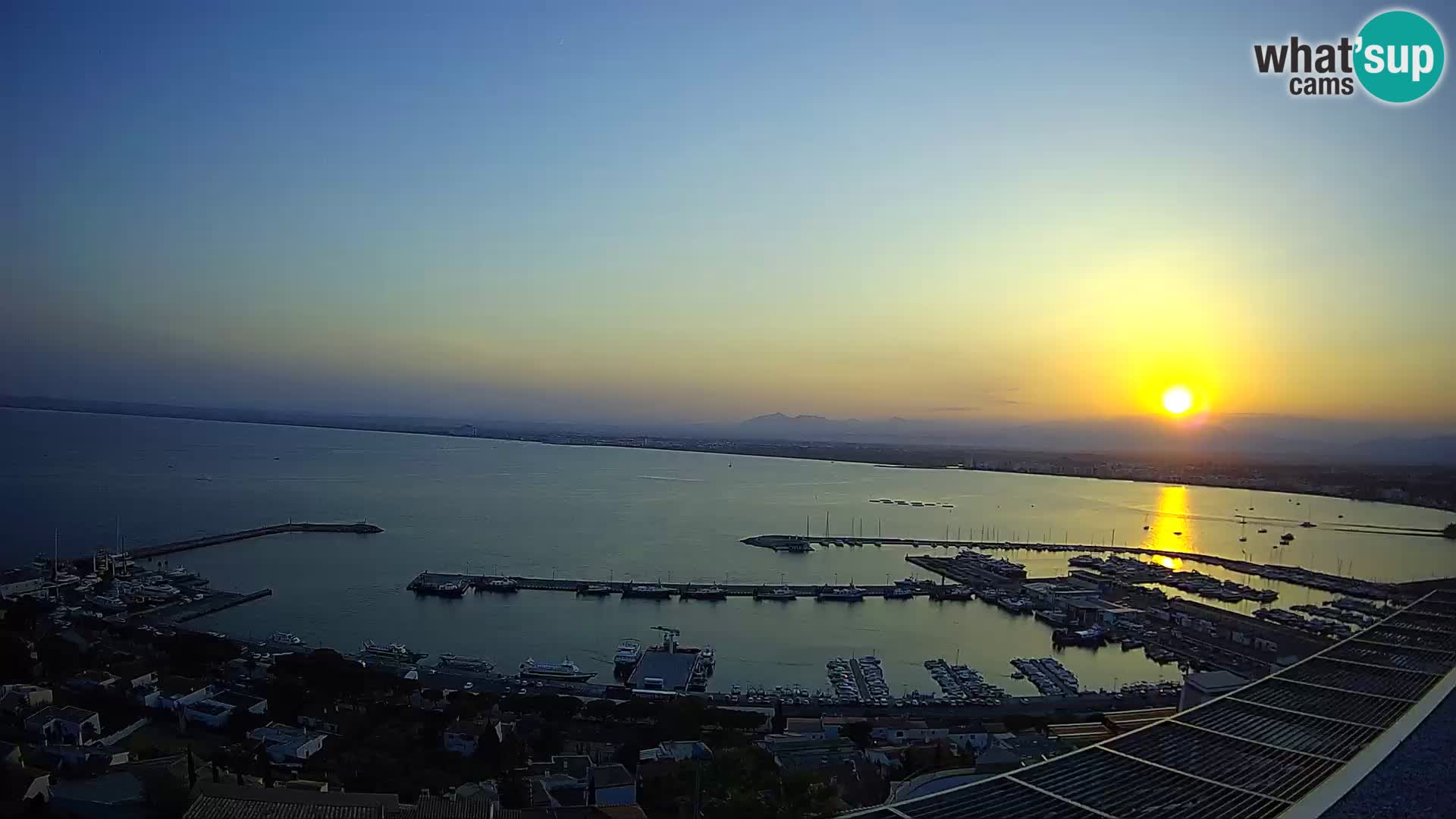 Livecam Hafen Roses – Fischereihafen und die Bucht