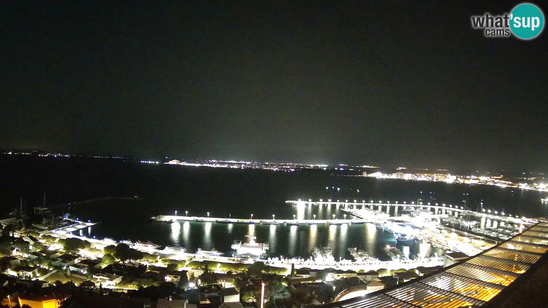 Livecam Hafen Roses – Fischereihafen und die Bucht