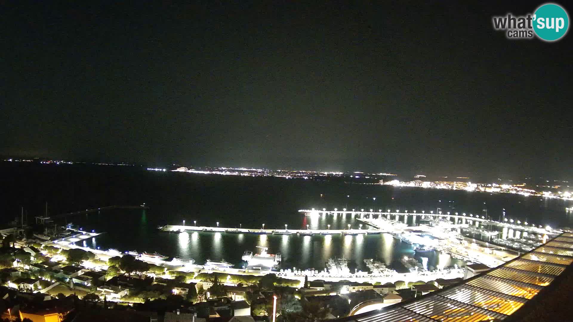 Livecam Hafen Roses –  Fischereihafen und die Bucht