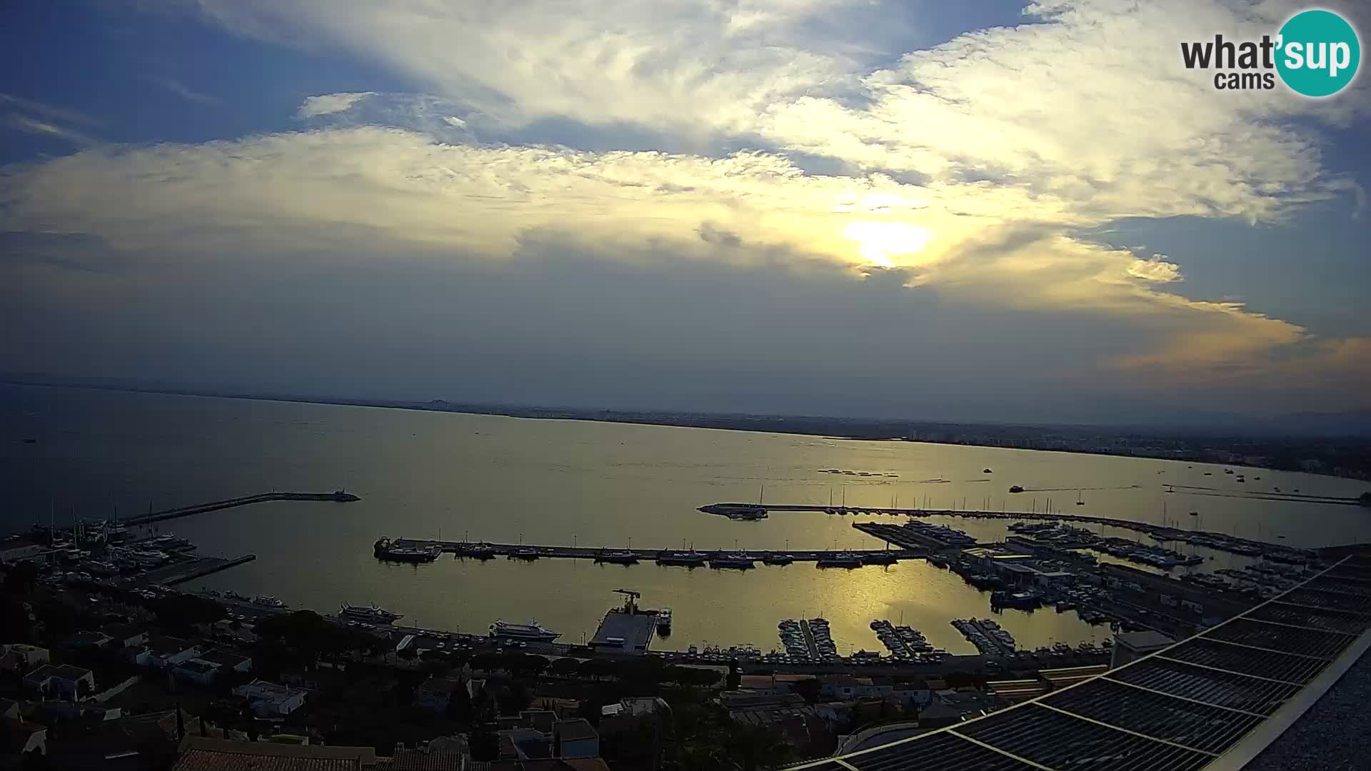 Livecam Hafen Roses – Fischereihafen und die Bucht
