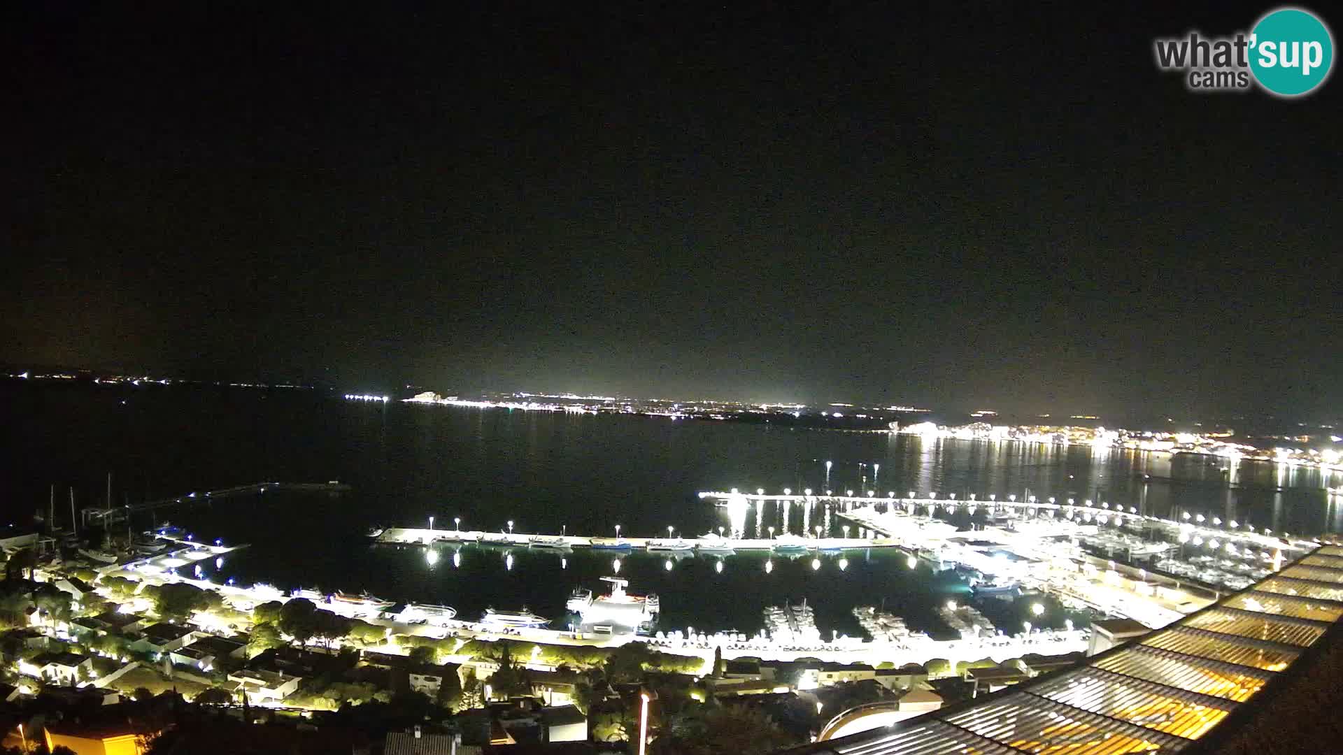 Livecam Hafen Roses –  Fischereihafen und die Bucht