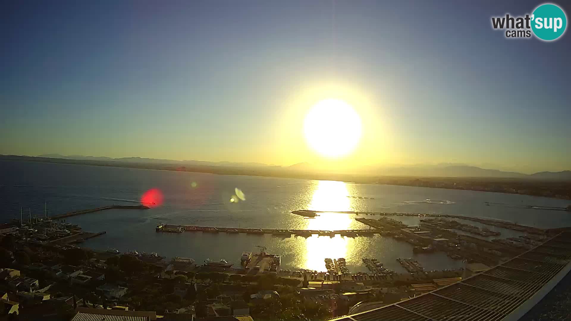 Livecam Hafen Roses –  Fischereihafen und die Bucht