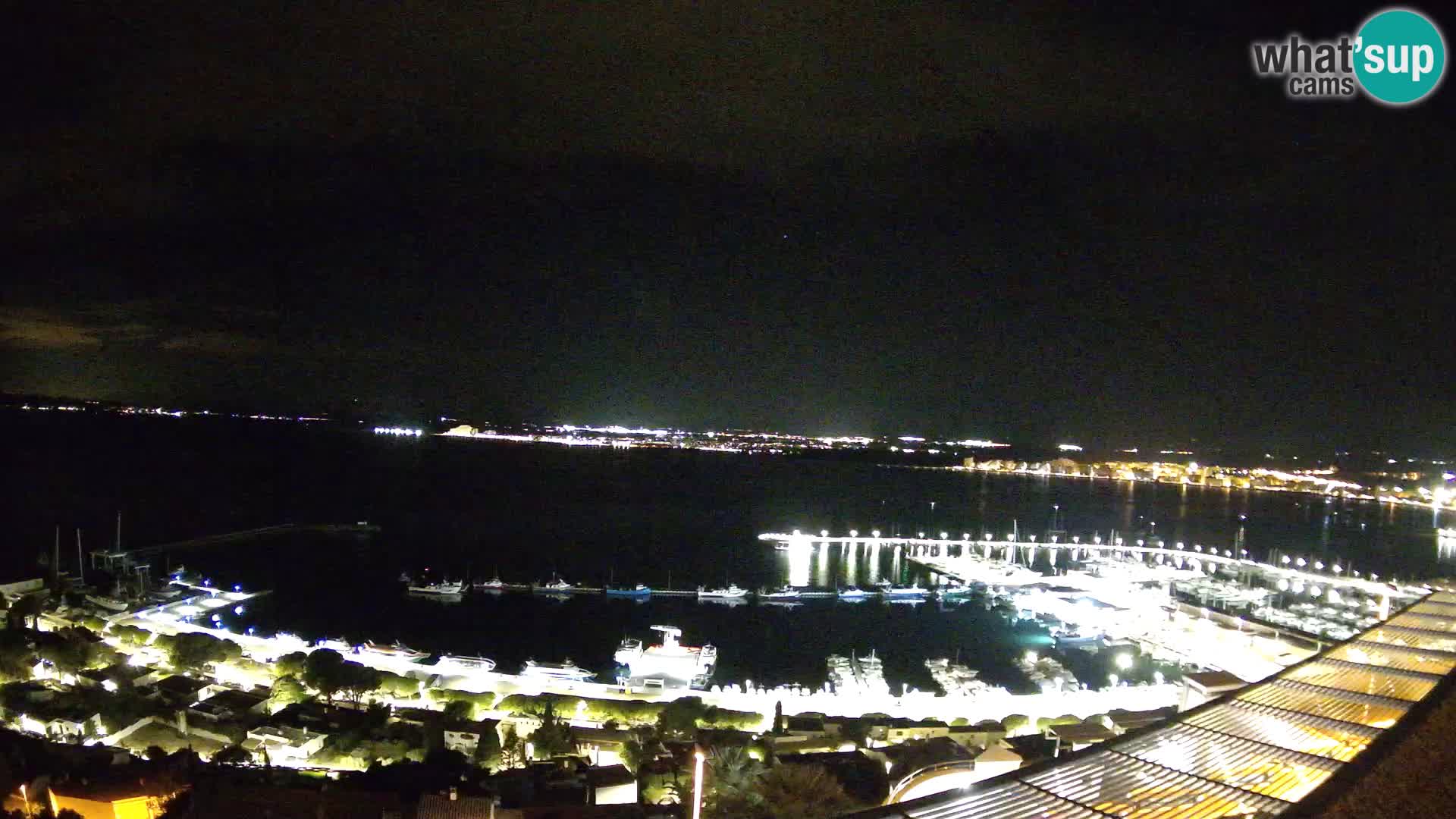 Livecam Hafen Roses –  Fischereihafen und die Bucht