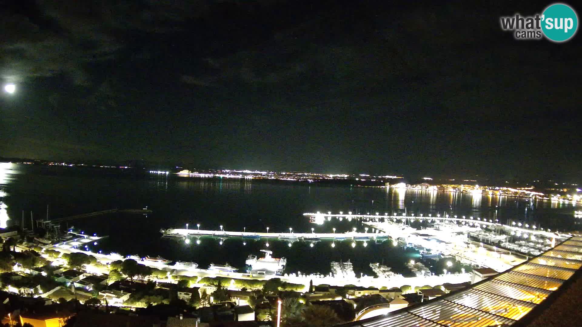 Livecam Hafen Roses – Fischereihafen und die Bucht