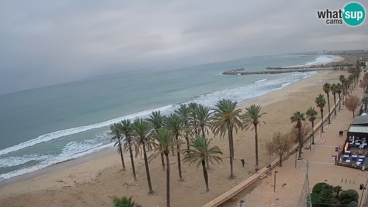 cam Costa Brava Roses Strand Montecarlo Hotel livecam Spanien