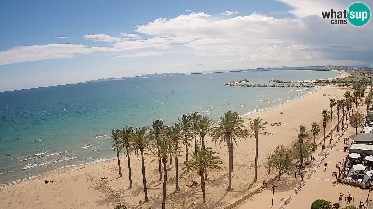 LIVEcam Roses plage – Hotel Montecarlo