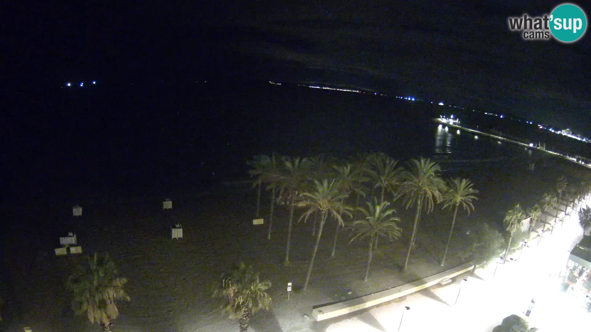 LIVEcam Roses plage – Hotel Montecarlo