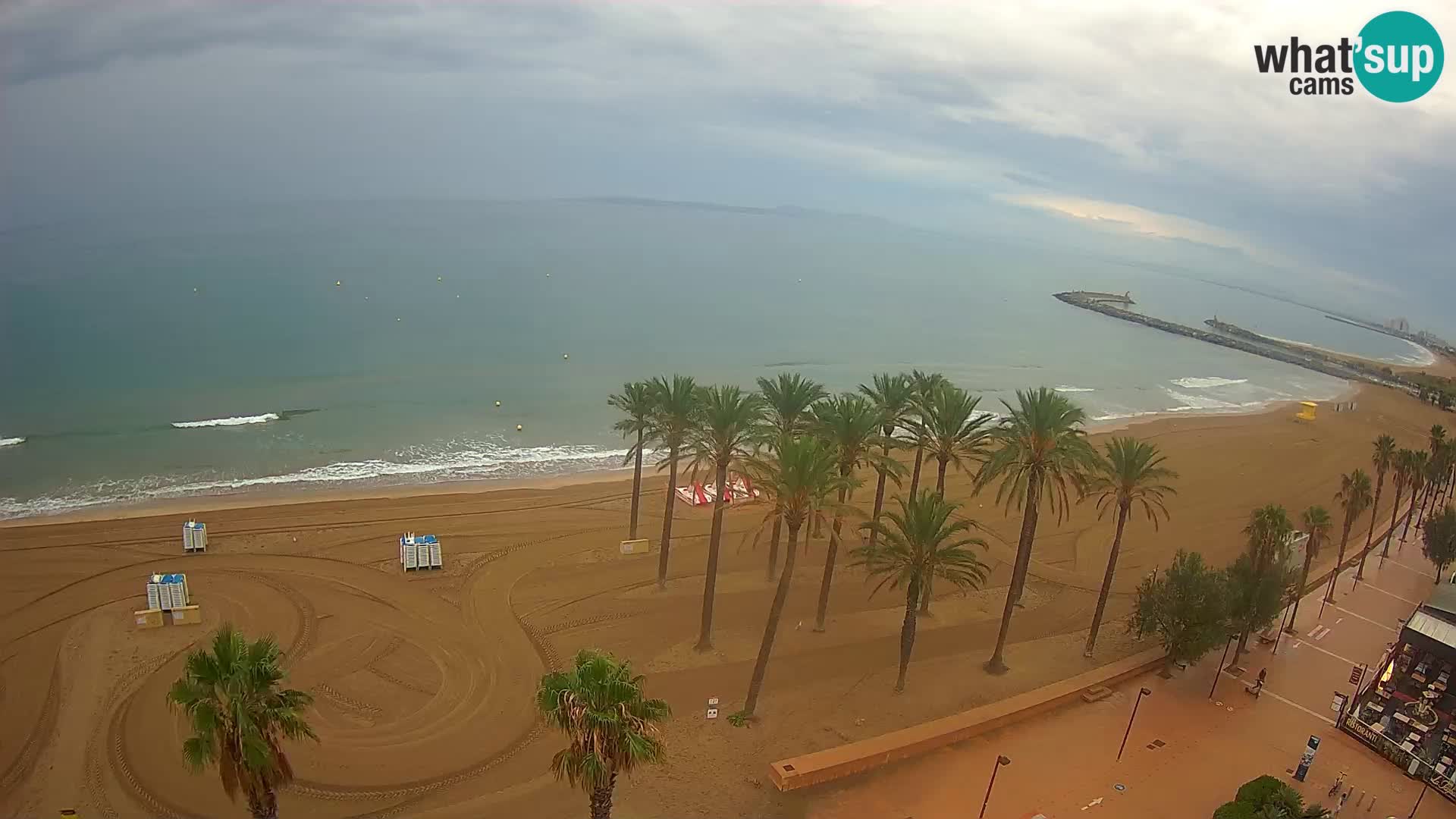 LIVEcam Roses plage – Hotel Montecarlo