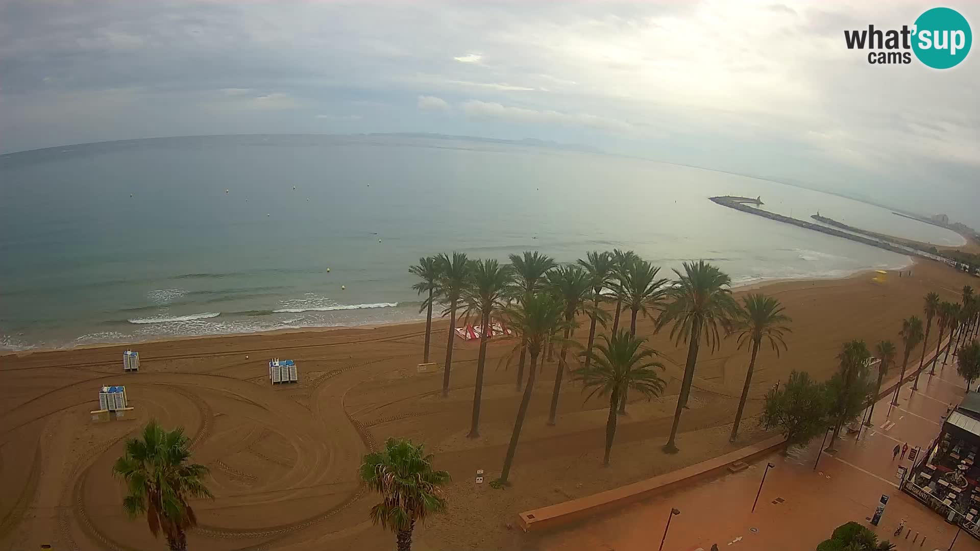 LIVEcam Roses plage – Hotel Montecarlo